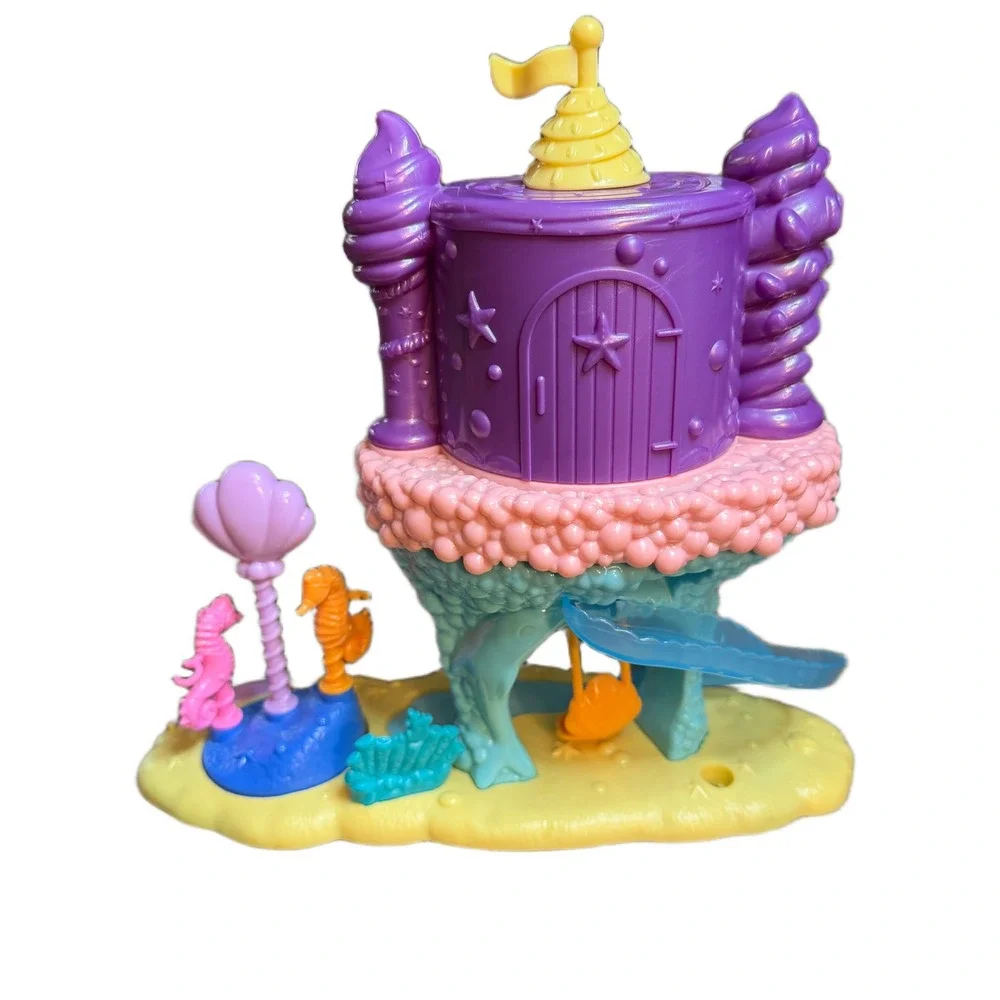Mattel Polly Pocket Hidden Hideouts Mermaid Cove Playset‎ Purple Pink GFR04